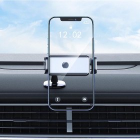 Resim Makstechnology 921 Otomatik Sensörlü Havalandırma Ve Düz Zemin Dizayn Araç Telefon Tutucu-s 