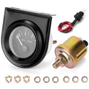 Resim 52mm Otomobil Yağ Basınç Aleti Otomobil Yağ Basınç Ölçer Yeniden Takma 0 7kg Sensörlü Yağ Basınç Ölçer 12.0v Otomobil Genel Alet Araç Ölçer 