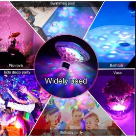 Resim SARVONA Sıcak LED Sualtı Gece Lambası Banyo Yüzme Havuz Işığı 