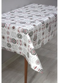 Resim Astarlı Silinebilir Pvc Muşamba Masa Örtüsü 121-a-bordo 