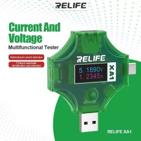 Resim Relife Xa1 USB Akım Ölçer ve Voltaj Cihazı 