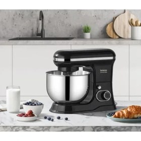 Resim Masterpro Stand Mikser – Hamur Yoğurma Makinesi, 6 Lt, 6 Kademeli, Çırpıcı ve Yoğurma Aparatlı 