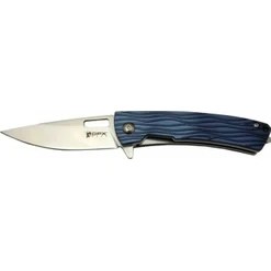 Resim Marsilyan Dpx Gear Aculus F004 Bl Mavi Kurtarma / Kamp Çakı 18CM - Yarı Otomatik, Cam Kırma Aparatlı, Kemerlikli, Kutulu 