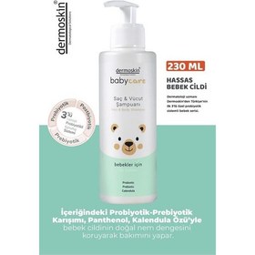 Resim Dermoskin Babycare Saç & Vücut Şampuanı 230 ML 