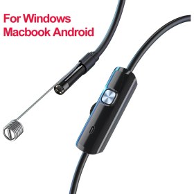 Resim Xiyu Shop 3'ü 1 Arada Stil 2 Milyon 6led'li Android Endoskop Kamera Için Araba USB Otomatik Endoskop Pc Notebook Için Esnek IP67 Su Geçirmez Mikro Kamera (Yurt Dışından) 