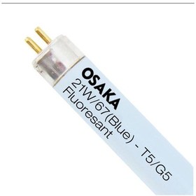 Resim Osaka 21W Mavi T5 G5 Floresan Ampul 5 Adet 