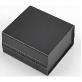 Resim Elektronik Proje Kutusu (Ölçüleri: 130X138X61Mm) - Siyah 
