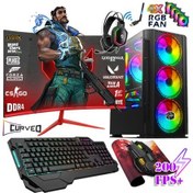 Resim Zeiron RCX35 i5-10400F 32 GB 500 GB HDD + 256 GB SSD 8 GB RX580 24" Dos Masaüstü Oyuncu Bilgisayarı 