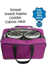 Resim SEVBAGS SEFERTASI YEMEK TAŞIMA TERMAL TERMOS ÇANTA 