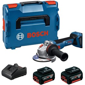 Resim Bosch GWS 18V-11 S 2x4.0Ah Çift Akülü Taşlama 