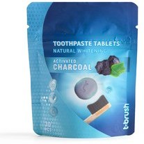 Resim T-Brush Aktif Kömür Beyazlatıcı Diş Macunu Tableti 30 Tablet 