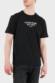 Resim Calvin Klein% 100 Pamuk Regular Fit Bisiklet Yaka T Shirt LV14RF804GUB1 Erkek T SHİRT LV14RF804G UB1 