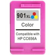 Resim CMK TONER Hp 901xl-cc654a Renkli Sıfır Muadil Kartuş Yüksek Kapasiteli 