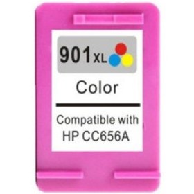 Resim CMK TONER Hp 901xl-cc654a Renkli Sıfır Muadil Kartuş Yüksek Kapasiteli 