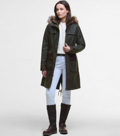 Resim Barbour Durham City Yağlı Parka 