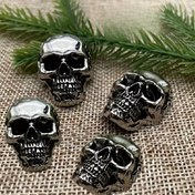 Resim 10 adet Kafatası Suni Deri Takı - Punk Tarzı Rivetli Çantalar, Kemerler ve Aksesuarlar, DIY El Sanatları, Giyim Dekorasyonu, Bagaj ve Donanım Tokaları, Kafatası Takıları, Giyim Dekorasyonu, Kafatası Dekoru, Süslenmiş Aksesuarlar 