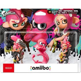 Resim Octoling Triple Pack Octoling Boy + Octopus + Girl Amiibo 