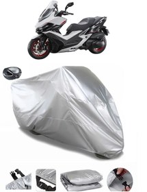 Resim CoverPlus Kymco Xciting VS 400 Limited Edition ARKA ÇANTA UYUMLU SU GEÇİRMEZ MOTOSİKLET BRANDASI 
