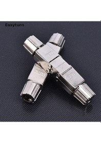 Resim Easyturn Cat6a/7 Kablo Uzatma Bağlantı Adaptörü Bağlantı Kutusu Rj45 Lan Kablo Konnektörü Et 