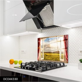 Resim Olinpa Cam Ocak Arkası Koruyucu | Pencere ve Doğa 