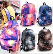 Resim Lebıhmurah Wbp2307 Vintage Mavi Kadın Kanvas Seyahat Çantası Omuz Çantası Sırt Çantası Okul Sırt Çantası Siyah 