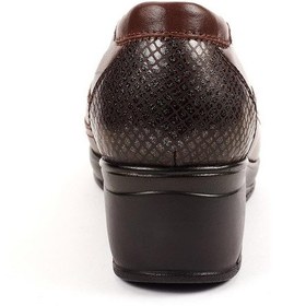 Resim Forelli Rosa 57603 Taba Hakiki Deri Dolgu Kadın Ayakkabı 