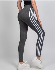 Resim A&a Forever Üç Çizgili Sıkı Taytlar 225601919 Gri 