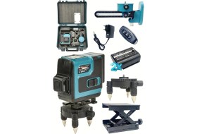 Resim SCHUTZENGER 360° 12 Köşe Otomatik Hizalamalı Lazer Metre Hizalama Yeşil Çizgili Lazer Hizalama Su Terazili 