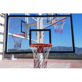 Resim Adelinspor Basketbol Panya Seti 105 x 180 12 MM Akrilik Cam Sabit 
