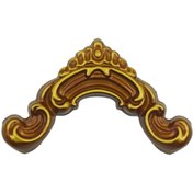 Resim DECOZZA Kahve Eskitme 2.5 Çıta Uyumlu Dekoratif4 Lü Köşe Motifi 