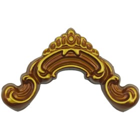 Resim DECOZZA Kahve Eskitme 2.5 Çıta Uyumlu Dekoratif4 Lü Köşe Motifi 