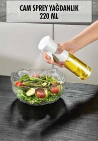 Resim bilshop Cam Sprey Yağdanlık Beyaz 220 ML 