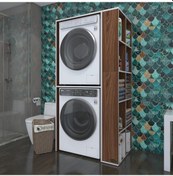 Resim Kenzlife Çamaşır-Kurutma Makinesi Dolabı Bolodenka Cvz 180*090*60 Banyo Kapaksız Arkalıksız Çok Renkli 