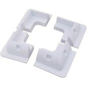 Resim Trendooze Gaojunshop01 4 Adet Beyaz Rv Güneş Paneli Montaj Kiti, Yüksek Kalite Abs Plastik 