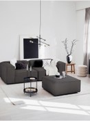 Resim S Home Design Concept Frida 3 Modül Köşe (2 MODÜL VE PUF TAKIM), Keten, Antrasit 