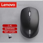 Resim Turcoshop11 Lenovo Kablosuz Sessiz Hafif Ergonomik Ofis Mouse Classic Black 2.4g 2.4g 