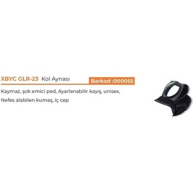 Resim Xbyc Glr-23 Kol Aynası Kaymaz Şok Emici Pedli Bisiklet Kol Ayna 