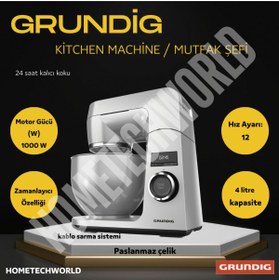 Resim Grundig KMP S 1000 W 4L Mutfak Şefi Inox 