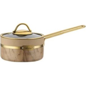 Resim Brioni Selection 16 Cm Granit Sos Tenceresi Krem SLK-137 