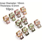 Resim Cloudstore 10mm Bahçe Hortumu Kelepçesi 5 16mm Yaylı Conta Metal Hortum Kelepçesi 