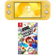 Resim Nintendo Switch Lite Konsol Sarı + Super Mario Party Nintendo Switch Oyunu 