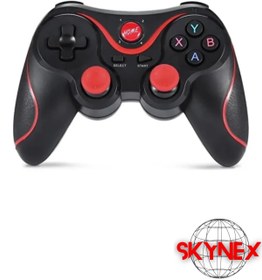 Resim SKYNEX T3 Wireless Kablosuz Oyun Kolu Bluetooth Joystick Gamepad Tv Box Android Tv Uyumlu ULT-X3 