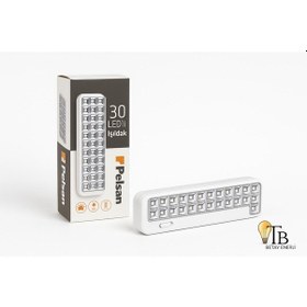 Resim Pelsan 30 Led Li Şarjlı Işıldak Depo Ve Atölye İçin Güçlü Acil Aydınlatma 8 Saat Kesintisiz Işık 1 