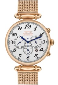 Resim Slazenger SL.09.2200.2.02 Quartz Hasır Rose 43 mm Erkek Kol Saati 