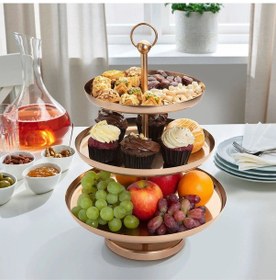 Resim Gokvalla Kek Standı Bakır 