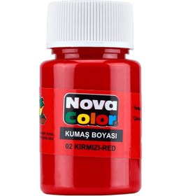 Resim Novacolor Kırmızı Kumaş Boyası 