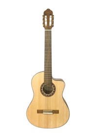 Resim Valencia Vc304ce Elektro Klasik Gitar Cutaway Naturel Kesik K 