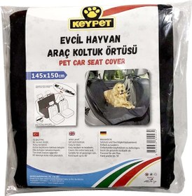 Resim Keypet Evcil Hayvan Araç Koltuk Örtüsü 145 x 150 cm 
