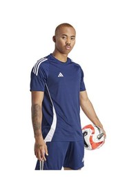 Resim Adidas Tiro24 Jsy Erkek Futbol Antrenman Forması Is1018 Mavi Mavi 