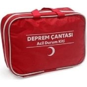 Resim KKDAVM Ekonomik Deprem Çantası Afet ve Acil Durum İlk Yardım Seti 